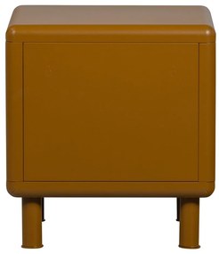 Okrovožltý kovový nočný stolík Rune – WOOOD