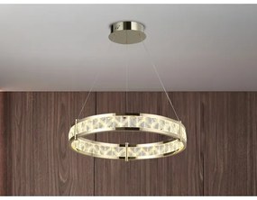 LED Stmievateľný luster na lanku ENRIQUE LED/40W/230V 3000-6000K +diaľkové ovládanie