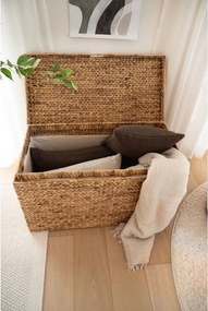 Truhla BIG, šírka 90 cm, vodný hyacint, natur