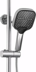 Rea Arlo, sprchový set s vaňovým výtokom, brúsená oceľ, REA-P7340