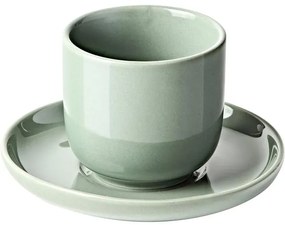 Porcelánové šálky na espresso's podšálkami Nessa, 4 ks