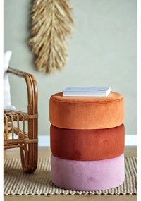 Zamatový taburet Bilbao – Bloomingville