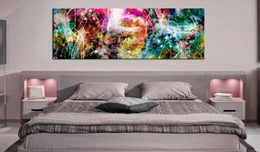 Artgeist Obraz - Magical Kaleidoscope Veľkosť: 120x40, Verzia: Na talianskom plátne