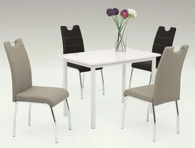 Jedálenská stolička Susi, čierna ekokoža