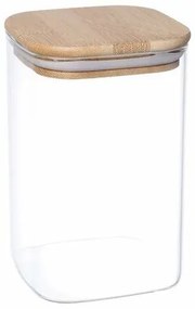 4Home Sklenená dóza na potraviny s viečkom Bamboo, 950 ml, 950 ml