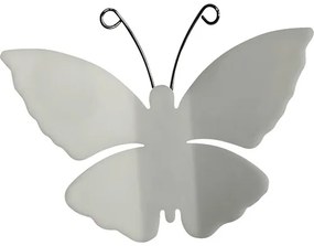 3D samolepiaca dekorácia 24001, biele motýle, 12 ks v balení , 3 veľkosti