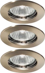 Ideal Lux - SADA 3x Podhľadové svietidlo 1xGU10/50W/230V