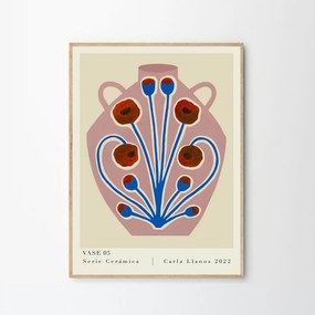 Moikka Plagát Vase 05 by Carla Llanos 21x29,7 (A4)