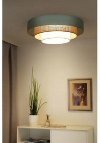 Duolla-LED Stropné svietidlo LUNETA LED/26W/230V pr. 60 cm 4000K tyrkysová/béžová
