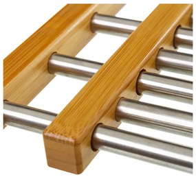 Nastavitelná podložka z bambusu a ocele pod horúci riad Casa Selección