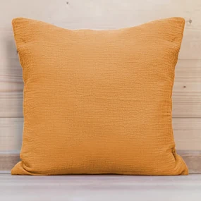 Biante Mušelínová obliečka na vankúš MSN-001 Horčicovo oranžová 70 x 90 cm