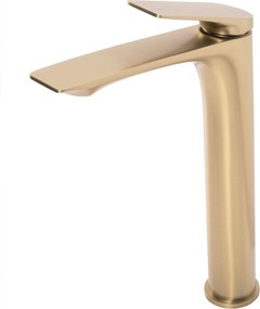 Rea Avalon, vysoká umývadlová batéria h-305, zlatá matná, REA-B2705