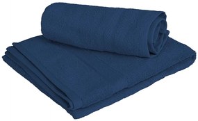 Uterák CLARYSSE ELEGANCE 60x110 cm tmavo modrý, 100% bavlna