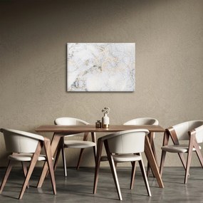 Obraz bielej mandaly (70x50 cm)
