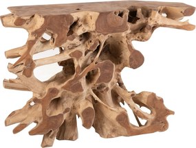 Prírodný konzolový stôl z teakového dreva Raoul teak - 121*40*81cm