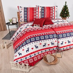 Vianočné obliečky Scandinavia EMI, Štandardný set jednolôžko obsahuje 1x 140x200 + 1x 70x90