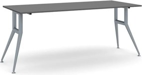 Rokovací kancelársky stôl WIDE, 180x80 cm, grafit