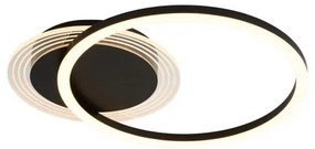 Searchlight 13650BK - LED stmievateľné stropné svietidlo CONTOUR LED/24W/230V 3000K