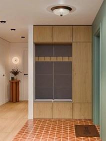 Moderná predsieňová skriňa LENA 150 cm dub sonoma