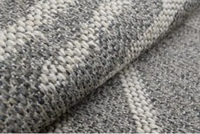 Koberec ARRUBA 4902 sivý kruh