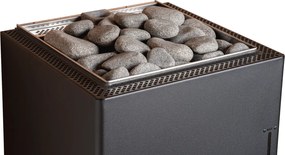 Saunová kamna CORE WALL COMBI 9kW (nutno dokoupit ovládací panel s WIFI) – ČERNÉ