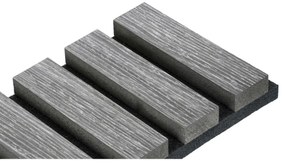 Akustický panel G21 270x60,5x2,1 cm, tmavo šedý dub 63910196 2ks