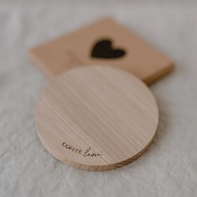 Eulenschnitt Drevená podtácka Oak Coffee Lover
