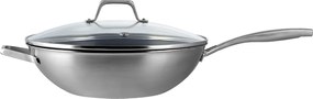 Wok so sklenenou pokrievkou  Ø 30 cm H: 8.5 cm - Sirius Terra Multi-layer Lunasol - 601213