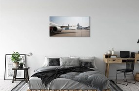 Obraz plexi Letiskové lietadla neba budovy 100x50 cm