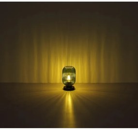 Globo 15469TG - Stolná lampa NORMY 1xE27/40W/230V zelená