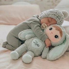 Mojkáčik - Bábika zajačik mätová 48 cm