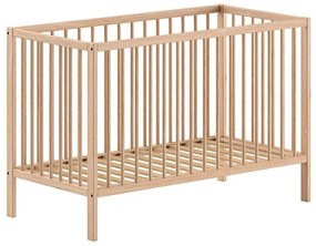 Postieľka z borovicového dreva v prírodnej farbe 60x120 cm DINO – Vipack