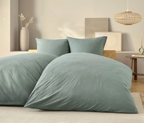 Džersejová posteľná bielizeň, zelená, štandardná veľkosť