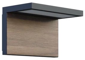LED Vonkajšie nástenné svietidlo NATURA LED/12W/230V 4000K IP65 hnedá/antracit