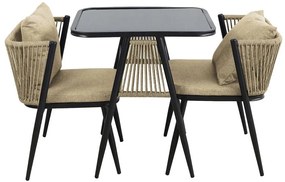 Komplet záhradného nábytku Korfu béžová