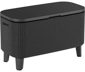 Plastový záhradný stolík so zásobníkom na ľad 83.5x40 cm Bevy – Keter
