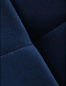 Jedálenská stolička zamatová, modrá CT-281 BLUE4