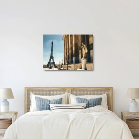 Sklenený obraz z Trocaderského námestia, Paríž (70x50 cm)
