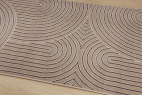 Alfa Carpets, Kusový koberec Thumbs ivory, 80x150, béžová, obývacia izba