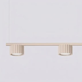Sollux SL.2697 - Závesný luster AURA na lankách 4xGX53/10W/230V krémový