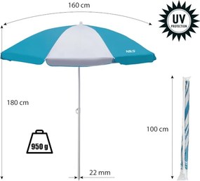 NC7813 SV.MODRÝ SLNEČNÍK 160 CM NILS CAMP