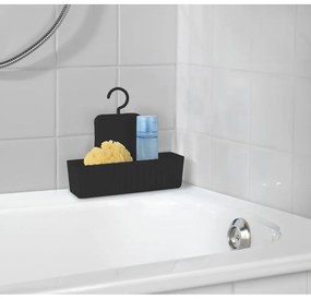 Čierna závesná kúpeľňová polička Minas - Allstar