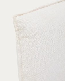 Biela čalúnená dvojlôžková posteľ 180x200 cm Jaira – Kave Home