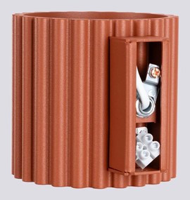 Oranžové nástenné svietidlo ø 10 cm Zora – Sollux