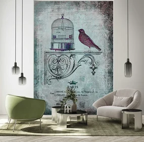 Gario Fototapeta Abstraktné vtáčie zvieratá príroda - Andrea Haase Materiál: Vliesová, Rozmery: 200 x 280 cm