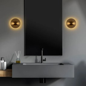 Nástenné svietidlo v bronzovej farbe ø 20 cm Fungal – Opviq lights