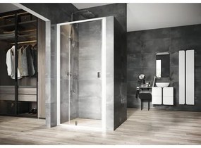 Sprchové dvere do niky RAVAK Nexty NDOP2-110 white+Transparent 03OD0100Z1