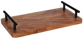 Drevený servírovací podnos Elle, 30x15 cm