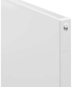 Mexen, Mexen Flat CF11 panelový radiátor 600 x 1200 mm, bočné pripojenie, 940 W, biely - W411F-060-120-00