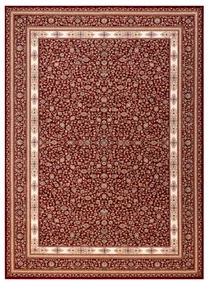 Koberec NAIN Ornament, rám 7965/51066 bordový / béžový
